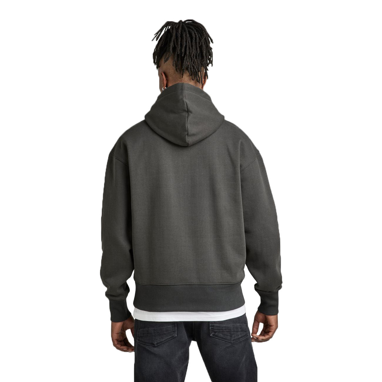 G-STAR RAW DENIM VULCANIC RAW LOOSE HOODED SWEAT Herren Sweatshirt - G-Star Raw Denim - SAGATOO - 8720346756523