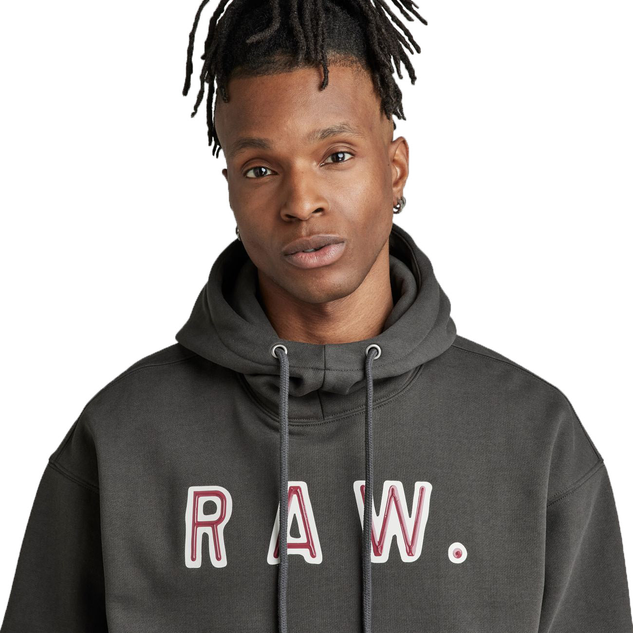 G-STAR RAW DENIM VULCANIC RAW LOOSE HOODED SWEAT Herren Sweatshirt - G-Star Raw Denim - SAGATOO - 8720346756523