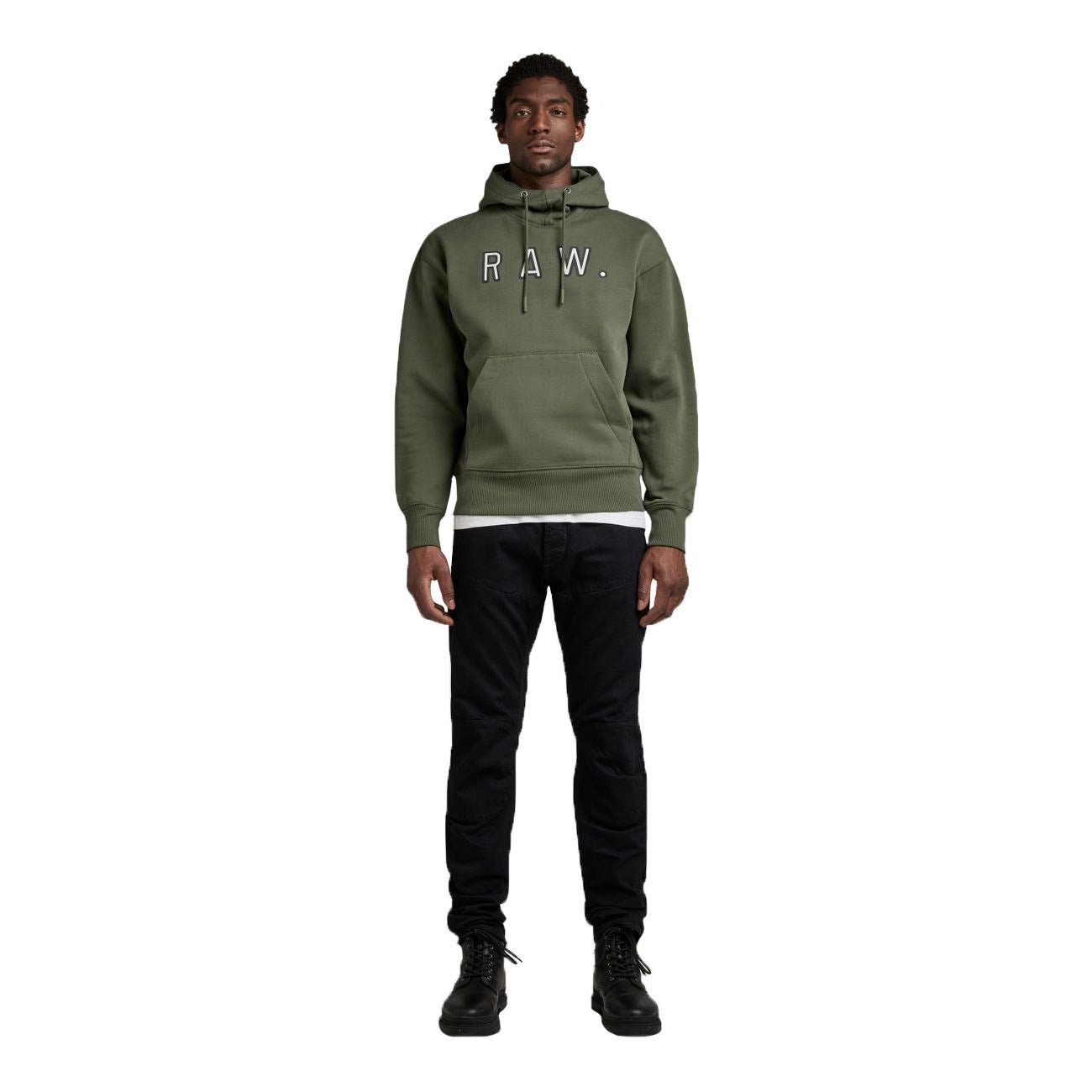 G-STAR RAW DENIM VULCANIC RAW LOOSE HOODED SWEAT Herren Sweatshirt - G-Star Raw Denim - SAGATOO - 8720346756523