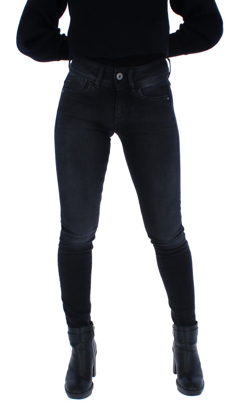 G-STAR RAW LYNN MID SKINNY Damen Jeans Dusty Grey - G-Star Raw Denim - SAGATOO - 8719768097994