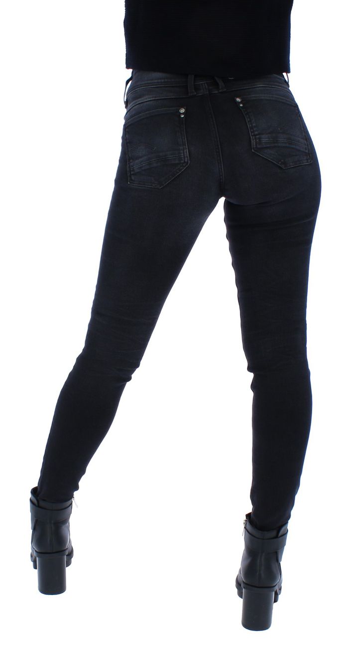 G-STAR RAW LYNN MID SKINNY Damen Jeans Dusty Grey - G-Star Raw Denim - SAGATOO - 8719768097994