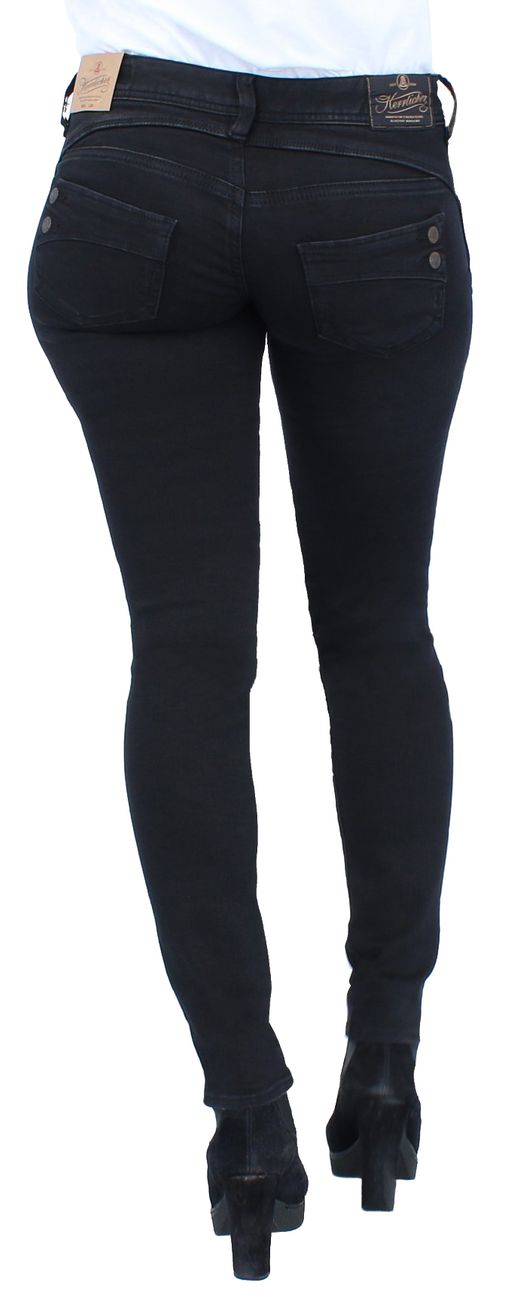 Herrlicher Damen Jeans Piper Slim 5650 DB840 671 Tempest Denim Black - Herrlicher - SAGATOO - 4053192417145
