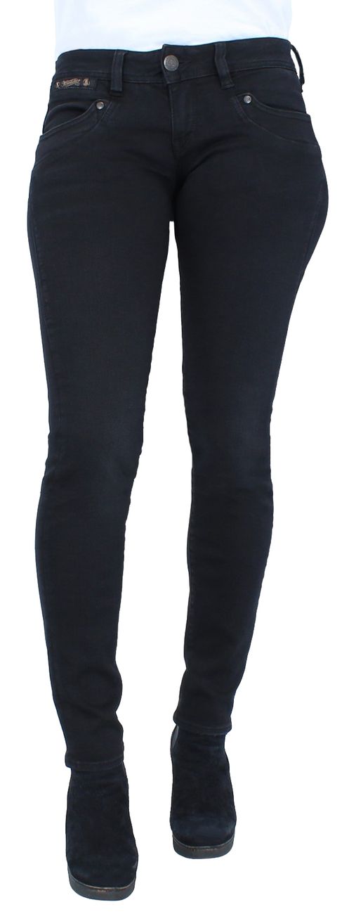 Herrlicher Damen Jeans Piper Slim 5650 DB840 671 Tempest Denim Black - Herrlicher - SAGATOO - 4053192417145