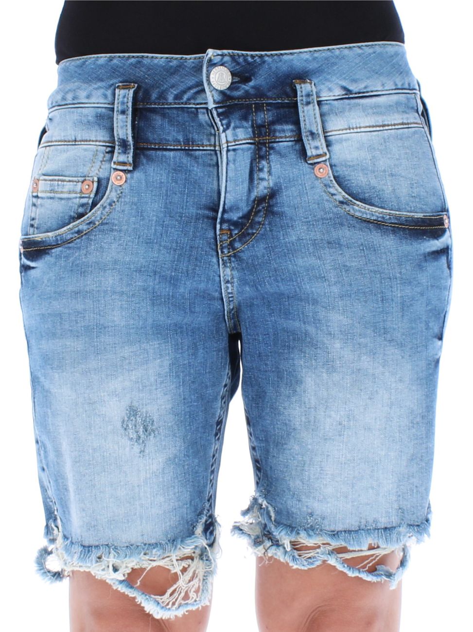 Herrlicher Damen Jeansshort Pitch Slim fit - Herrlicher - SAGATOO - 4053192552341