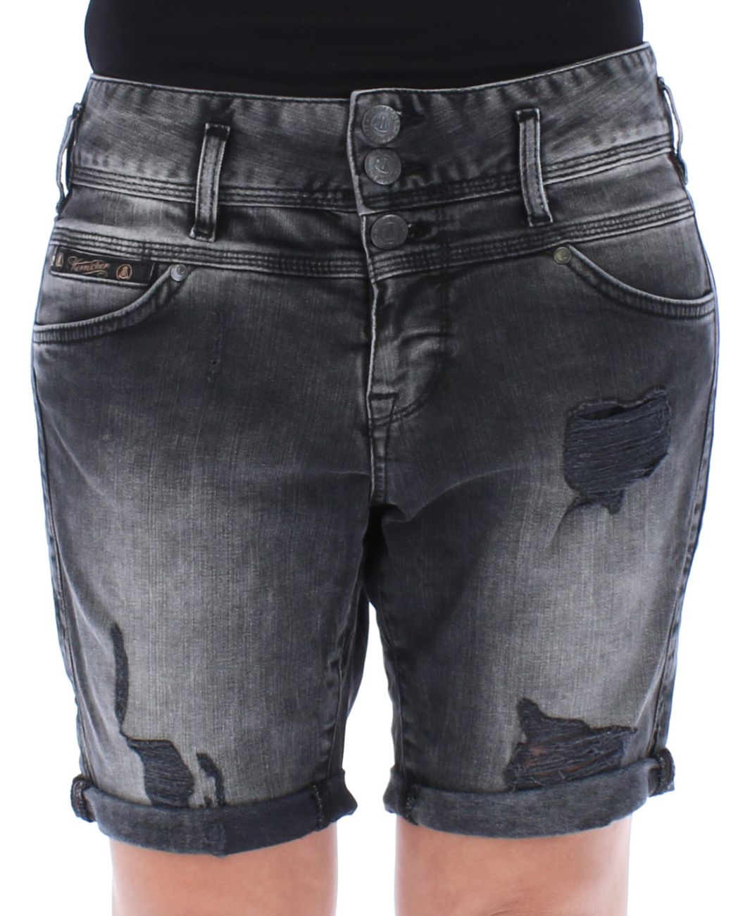 Herrlicher Damen Jeansshort Raya - Herrlicher - SAGATOO - 4053192462688