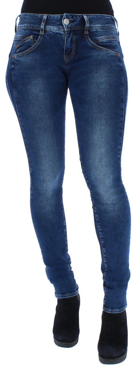 Herrlicher Gila Slim Damen Jeans 5606 D9668 014 Scrub - Herrlicher - SAGATOO - 4053192281470