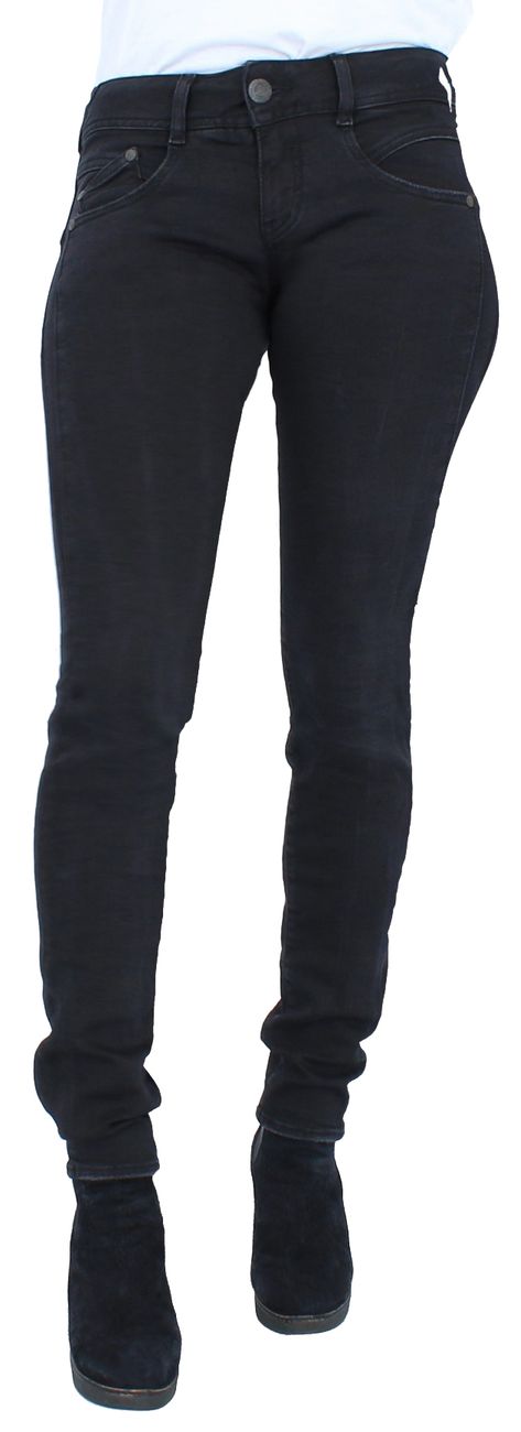 Herrlicher Gila Slim Damen Jeans 5606 DB840 671 Tempest Denim Black - Herrlicher - SAGATOO - 4053192416810