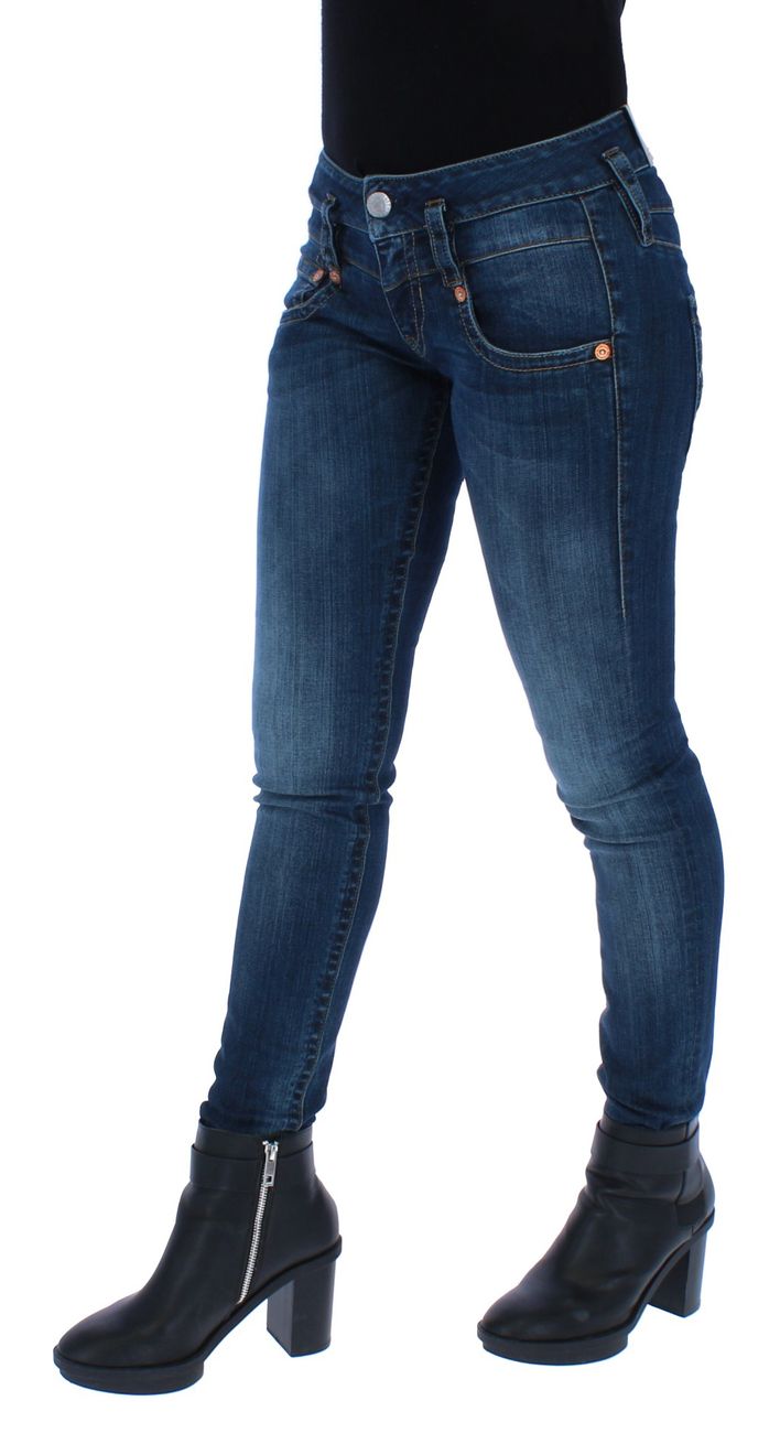 Herrlicher PITCH SLIM POWERSTRETCH Damenjeans 831 deep water - Herrlicher - SAGATOO - 4053192770905
