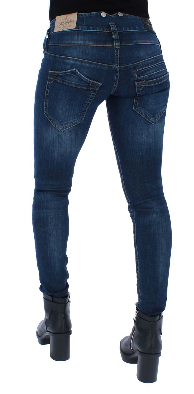 Herrlicher PITCH SLIM POWERSTRETCH Damenjeans 831 deep water - Herrlicher - SAGATOO - 4053192770905
