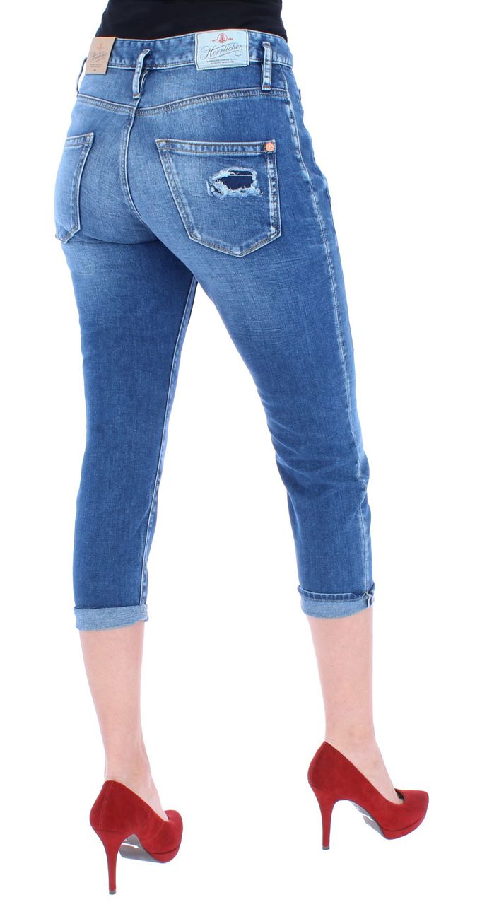 HERRLICHER SHYRA CROPPED Damen Jeans 5-Pocket-Jeans im Destroyed Style - Herrlicher - SAGATOO - 4053192789846