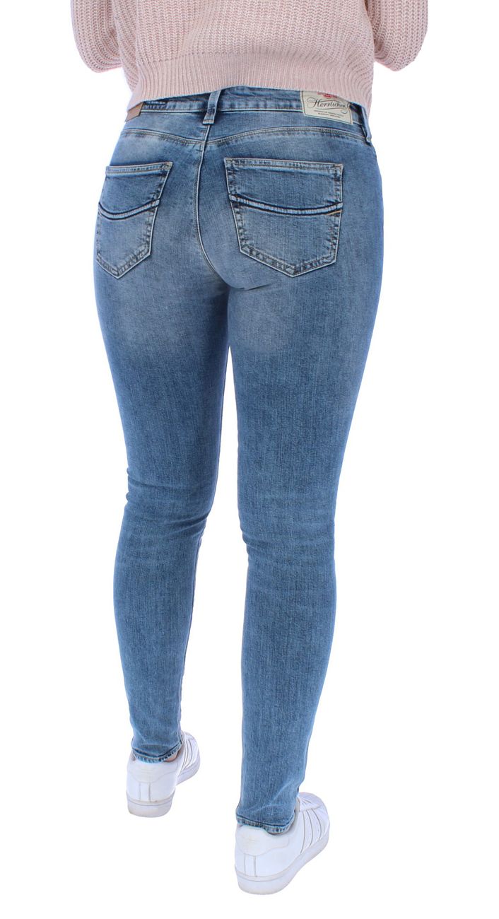 HERRLICHER SUPER G SLIM Damen Jeans surfer blue - Herrlicher - SAGATOO - 4053192845580