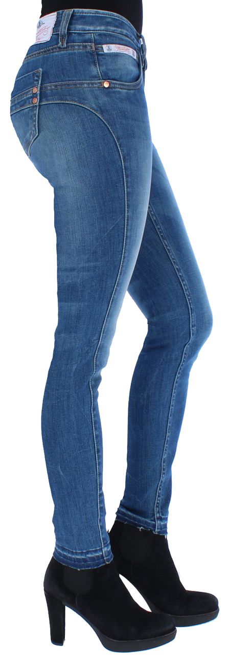 Herrlicher Touch Cropped Damen Skinny Jeans 5320 D9666 634 Bliss - Herrlicher - SAGATOO - 4053192722157