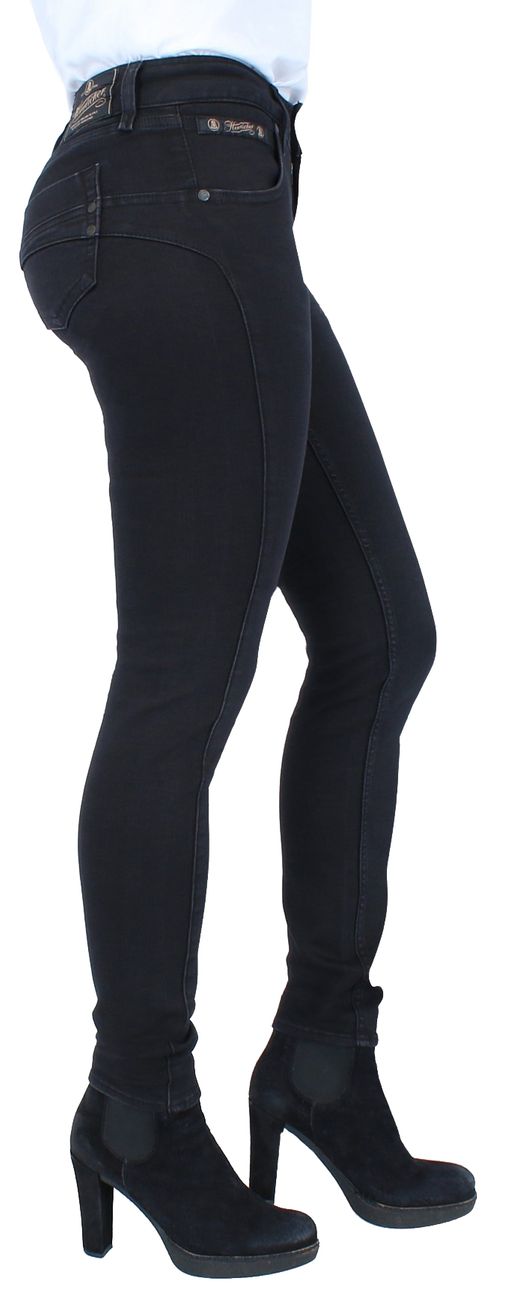 Herrlicher Touch Slim Damen Jeans 5705 DB840 671 Tempest Black Denim - Herrlicher - SAGATOO - 4053192407276