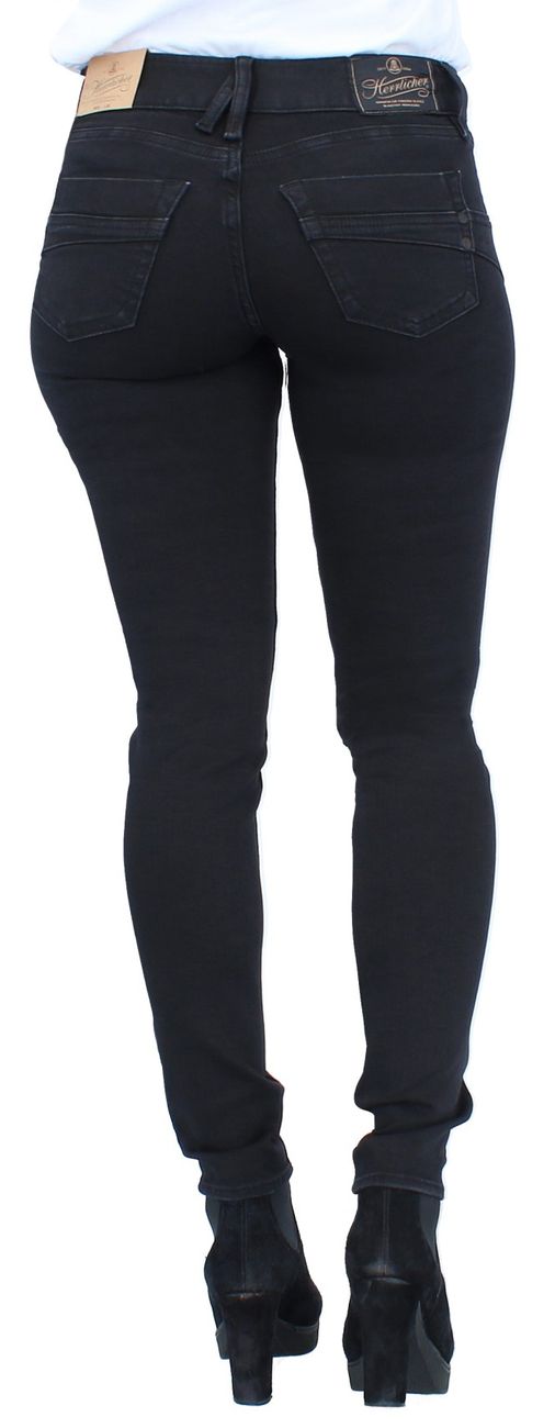 Herrlicher Touch Slim Damen Jeans 5705 DB840 671 Tempest Black Denim - Herrlicher - SAGATOO - 4053192407276
