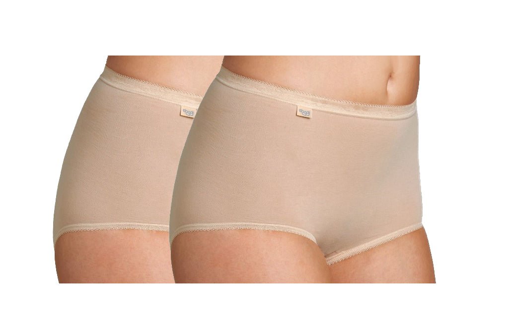 Sloggi Basic+ Maxi Damen Taillenslips 2er Pack - Sloggi - SAGATOO - 7613111583510