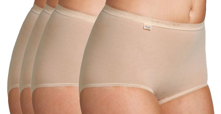 Sloggi Basic+ Maxi Damen Taillenslips 4er Pack - Sloggi - SAGATOO - 7613112429503