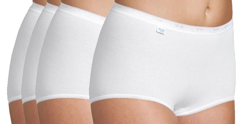 Sloggi Basic+ Maxi Damen Taillenslips 4er Pack - Sloggi - SAGATOO - 7613137517643