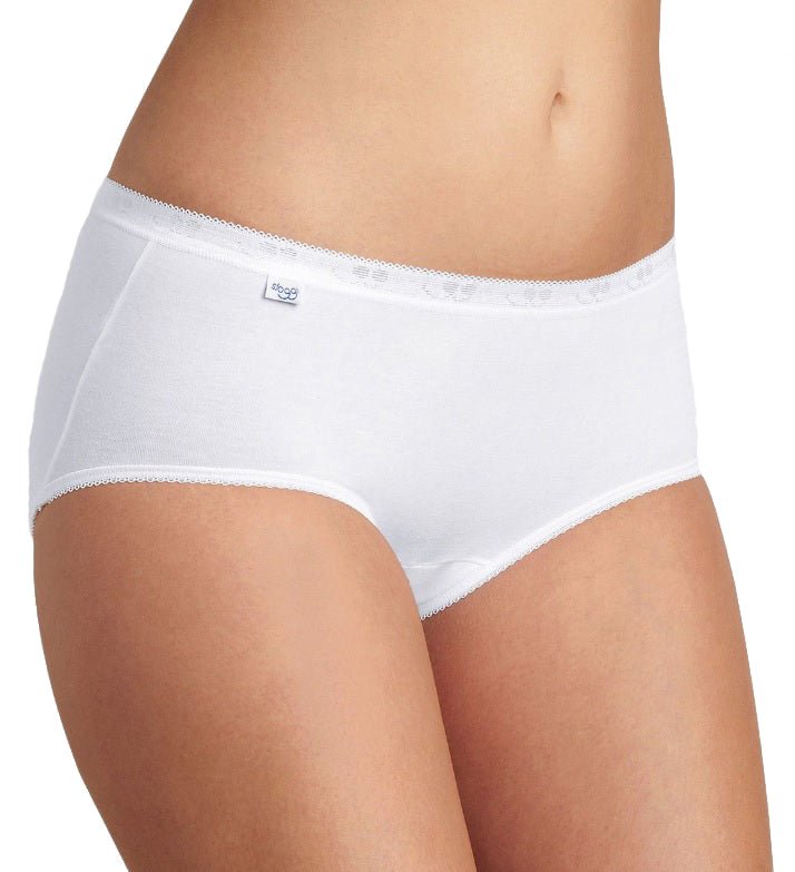 Sloggi Basic+ Midi Damen Slips 4er Pack Premium Comfort - Sloggi - SAGATOO - 7613142958189