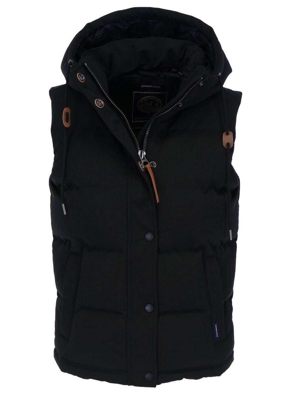 SUPERDRY HOODED EVEREST GILET Damen Weste - Superdry - SAGATOO - 5057847809636