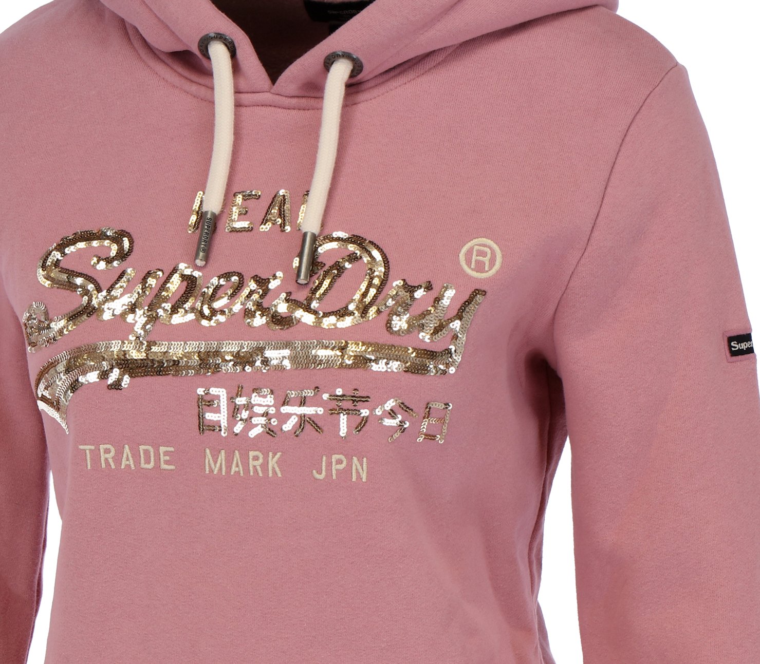 SUPERDRY VL BOHO SPARKLE HOOD Damen Kapuzenpullover - Superdry - SAGATOO - 5057847303752